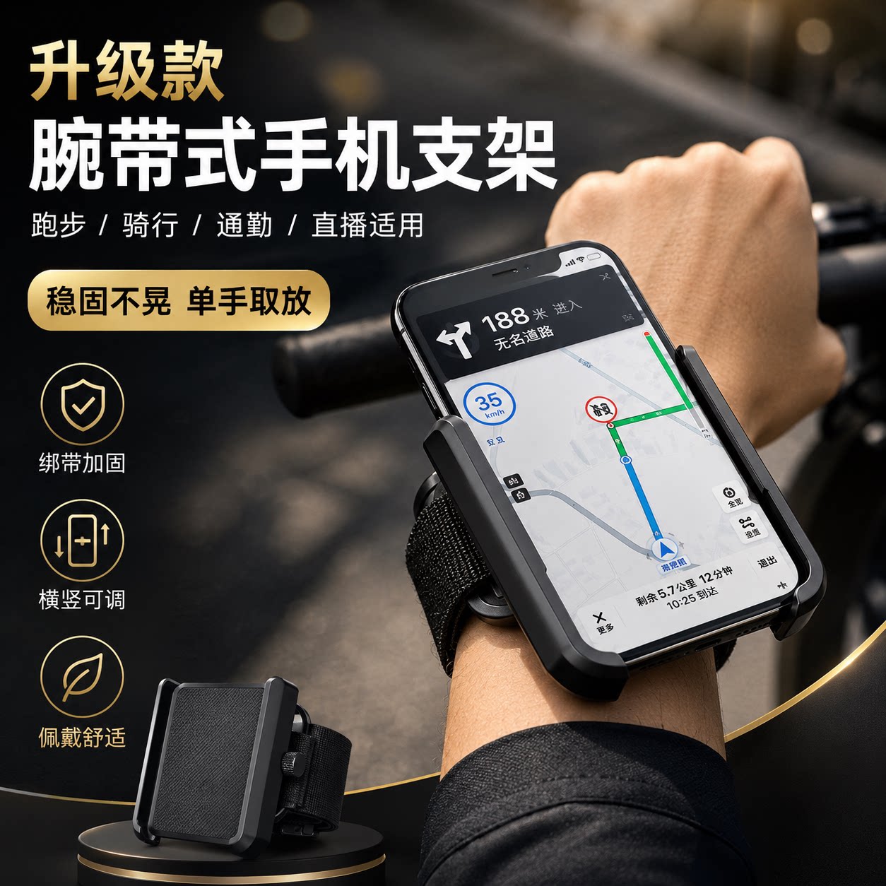 2026新款手腕手机支架骑行直播