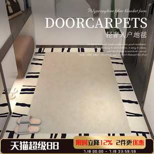 2025现代简约家用入户门地垫玄关垫子高级进门防滑地毯可裁剪脚垫
