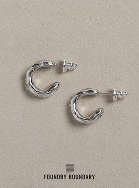 FOUNDRY BOUNDARY冰晶耳环（小）
