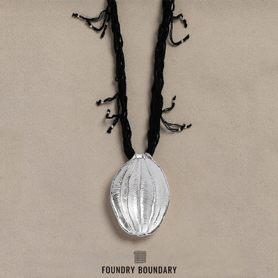 FOUNDRY BOUNDARY大果核吊坠项链棉绳编织