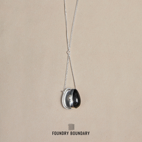 FOUNDRY BOUNDARY 小贝果项链原创设计师高级感银饰