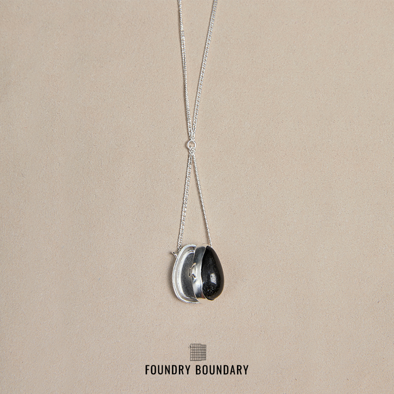 FOUNDRYBOUNDARY小贝果盒子项链