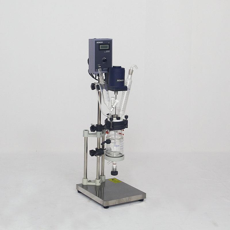 申生科技供应玻璃反应釜（器），1L2L3L5L玻璃反应釜