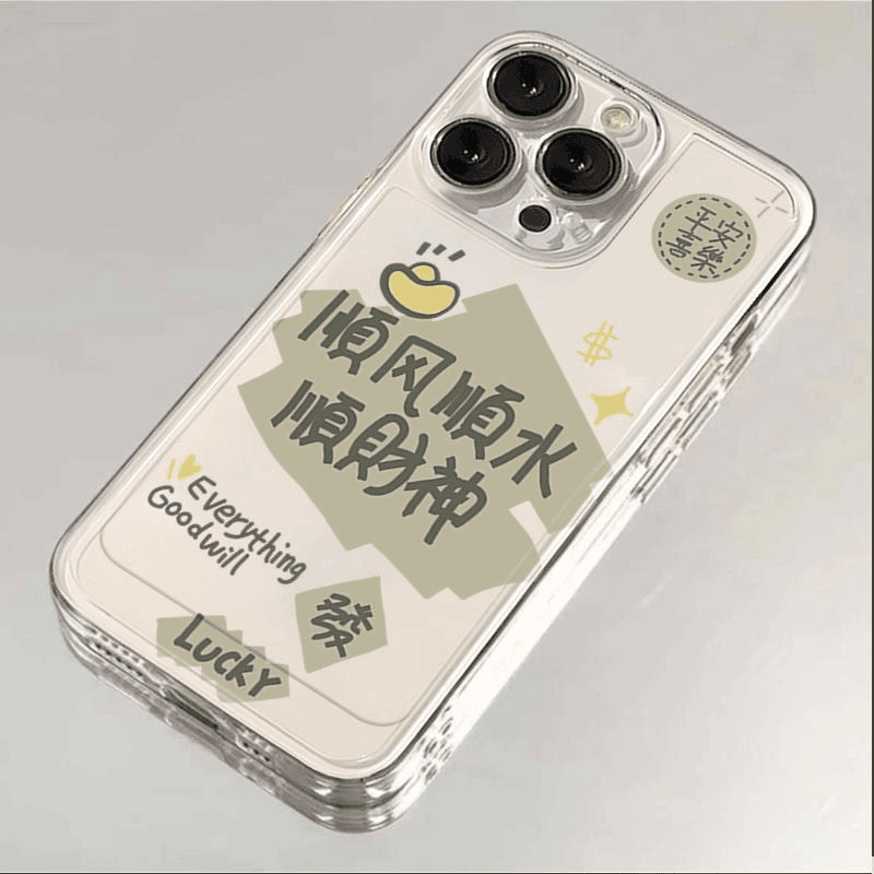 顺风顺财神适用苹果15pro手机壳