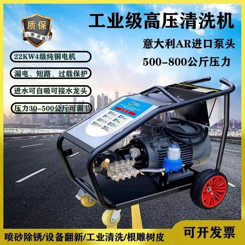 AR110/500公斤高压清洗机工业级商用洗车机喷砂除锈水枪泵大功率