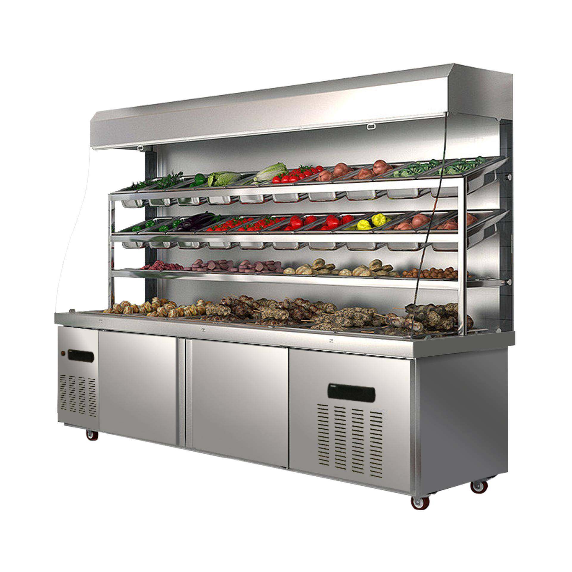 麻辣烫柜商用大容量冷藏保鲜点菜多功能水果蔬菜串串立式展示柜,清洗/食品/商业设备,其他食品加工设备,淘宝优惠券,粉丝福利购,淘宝优惠卷