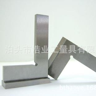 DIN875 德标2级平口带座角尺100x70加宽底座角尺 角度尺50x40