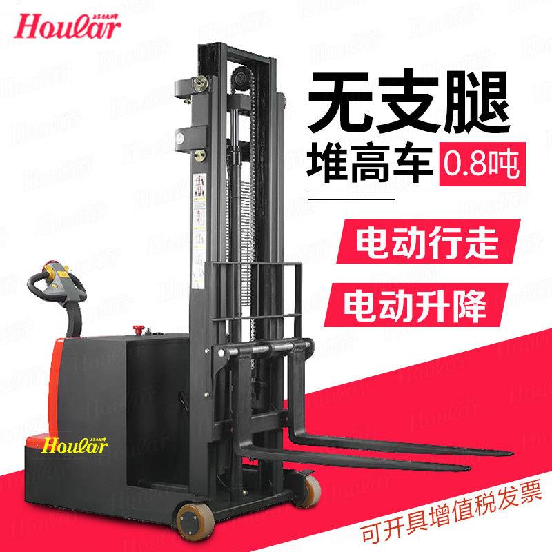 特惠0.8吨CDDP-G全电动堆高车托盘堆垛车无支腿叉车平衡重式铲车