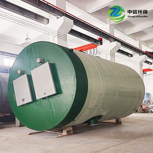 玻璃钢提升污水泵站 一体化提升泵站 城市抗洪排水泵站 无人值守