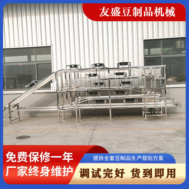 商用豆腐皮机厂家 千张加工机 压豆腐皮成型机 豆制品设备质量好