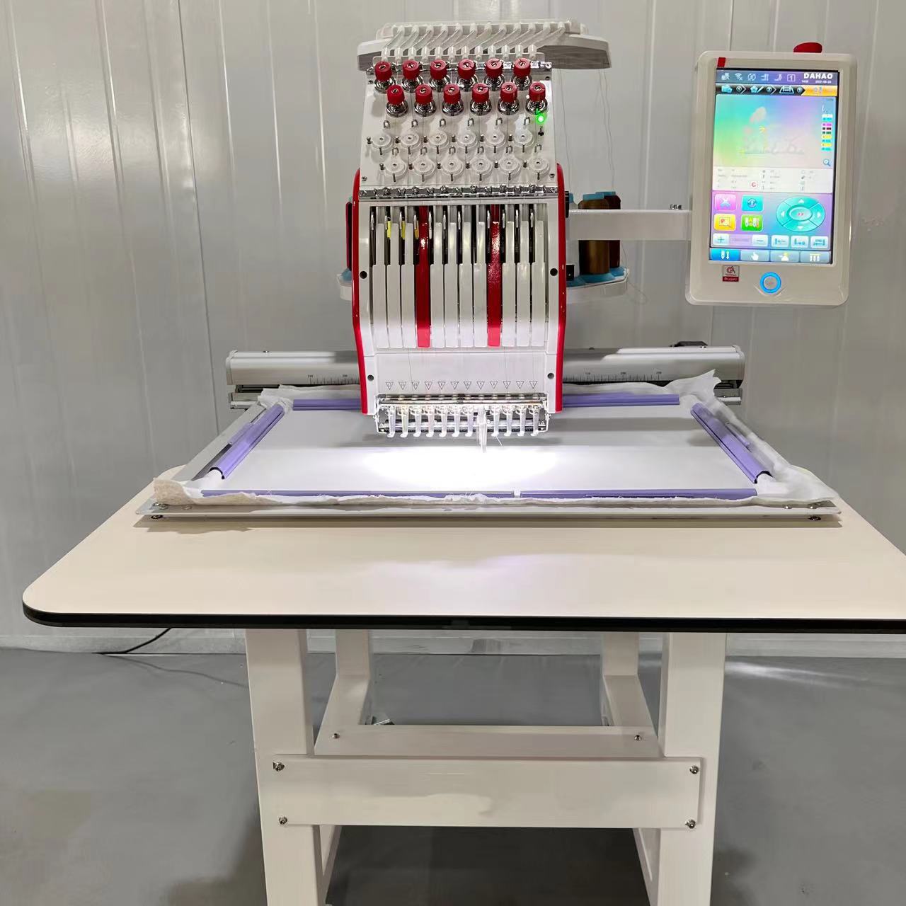 1201CT叶氏2025新款家用马头机电脑绣花机单头12针 绣花刺绣