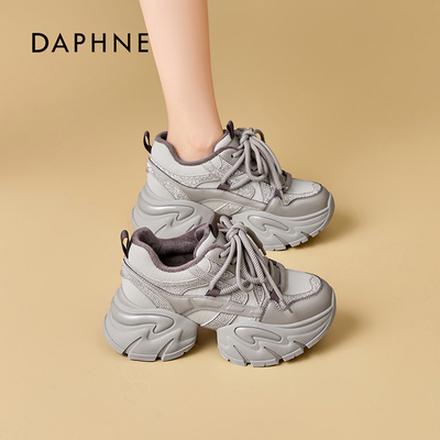 达芙妮厚底老爹鞋女款2025新款