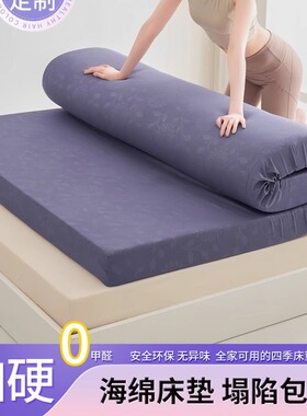 95D高密度海绵床垫家用1.8米学生宿舍单双人1.5加厚床褥硬垫租房