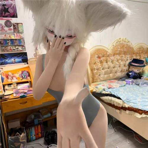 二次元 cosplay 塑身连体衣女漫展表演服全身 kig 兽装服饰女款