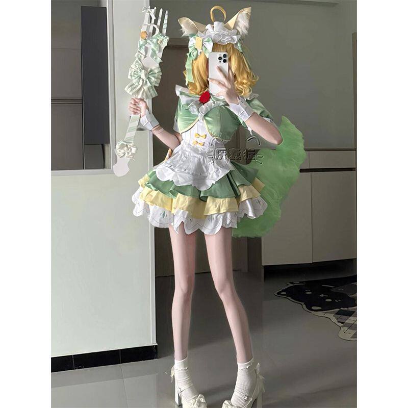 王者荣耀cos服妲己女仆咖啡星元抹茶甜心cosplay服装游戏服装女装