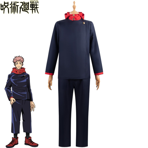 咒术回战衣服 cos服虎杖悠仁钉崎 野蔷薇 狗卷棘 cos动漫现货套装