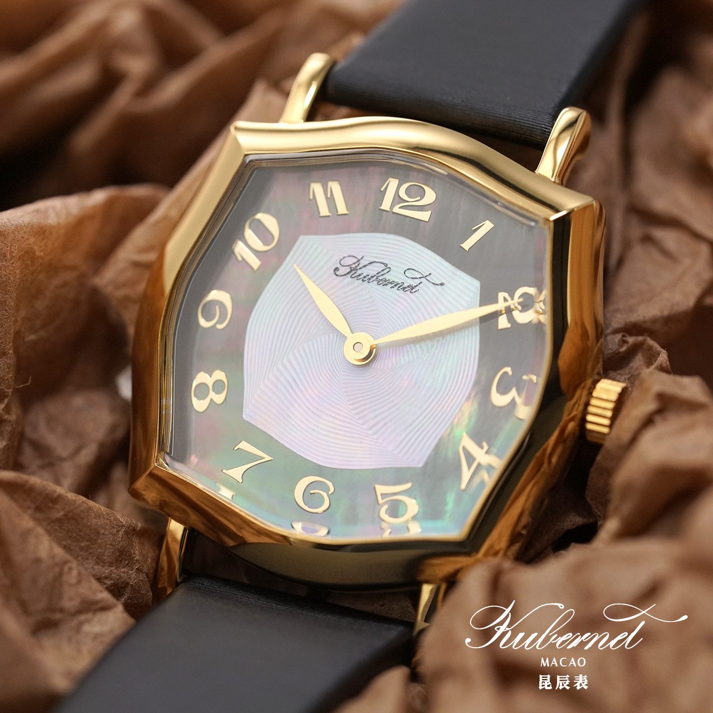 客订「曲镜」高品质大溪地黑贝机镂工艺表盘【定制款勿拍】