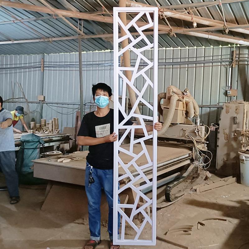 PVC玄关过镂空雕花板道吊顶通花板客厅隔断中欧式背景墙屏风花格