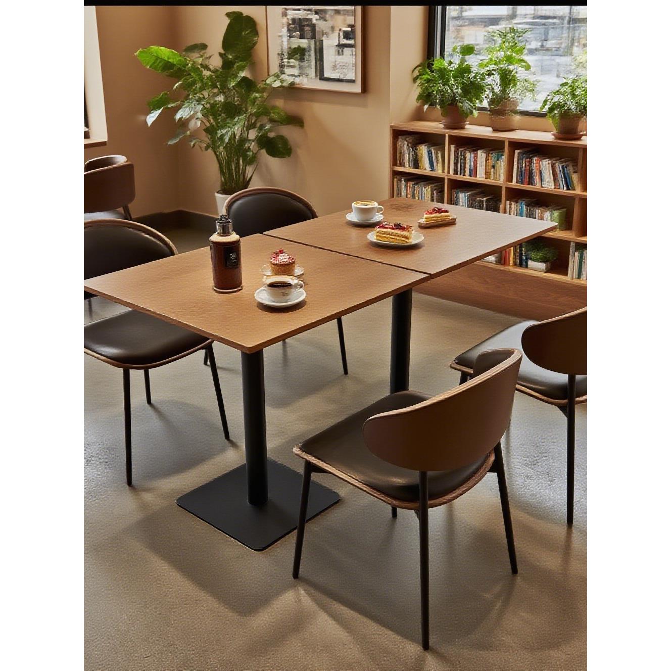 美式覆古餐吧桌椅组合咖啡厅奶茶店西餐厅威士忌吧商用桌椅