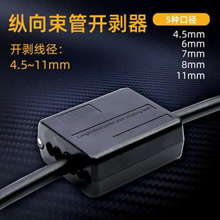 光纤光缆纵向束管开剥器松套管中心开缆刀带状电缆线剥皮器切线器