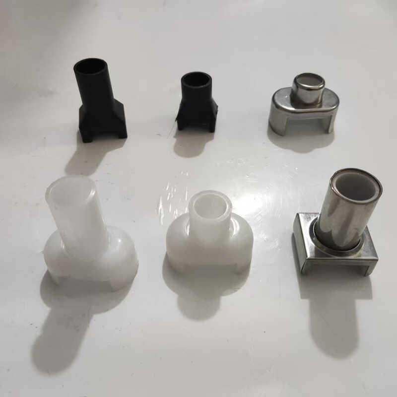 电动伸缩门通用滑叉塑料配件门排导轨导向卡Y型卡子不锈钢滑块