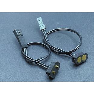 POGOPIN鍍金彈簧針大觸點導電連接器 12v3a 2pin無線充電連接器