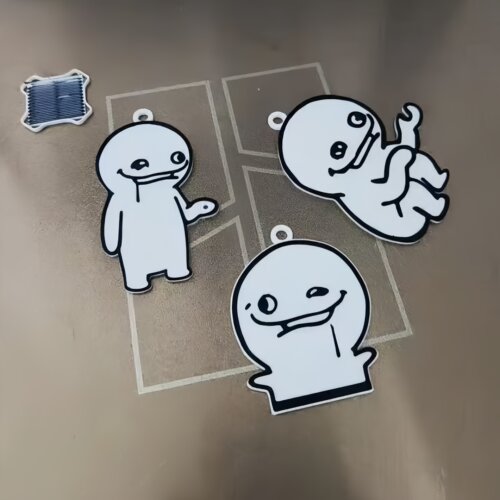 小时候旱厕捡蜗牛钥匙扣