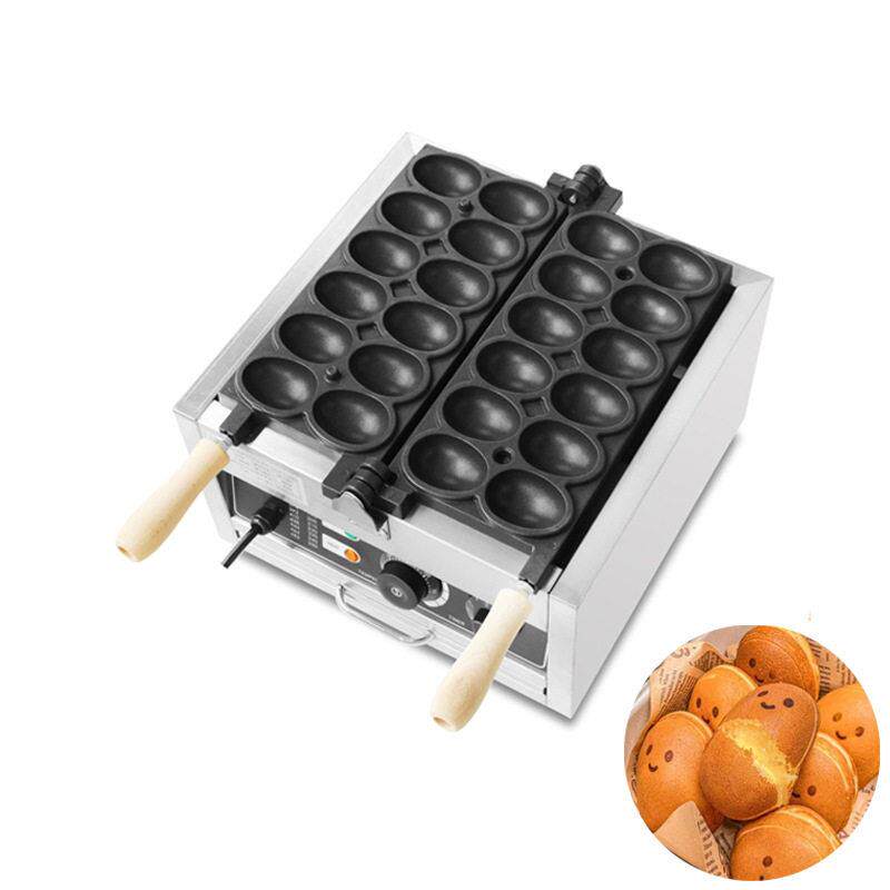 定制爆浆微笑鸡蛋仔华夫饼机电热商用华夫炉台湾休闲摆摊小吃设备
