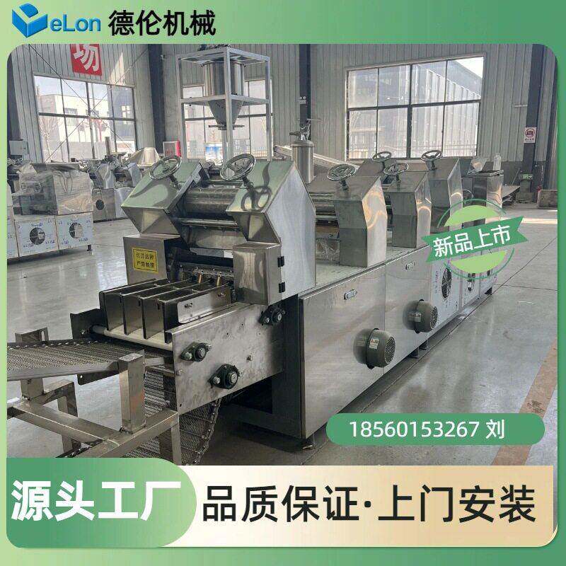 方便面成型机小型全自动油炸非油炸方便面泡面生产流水线PLC控制