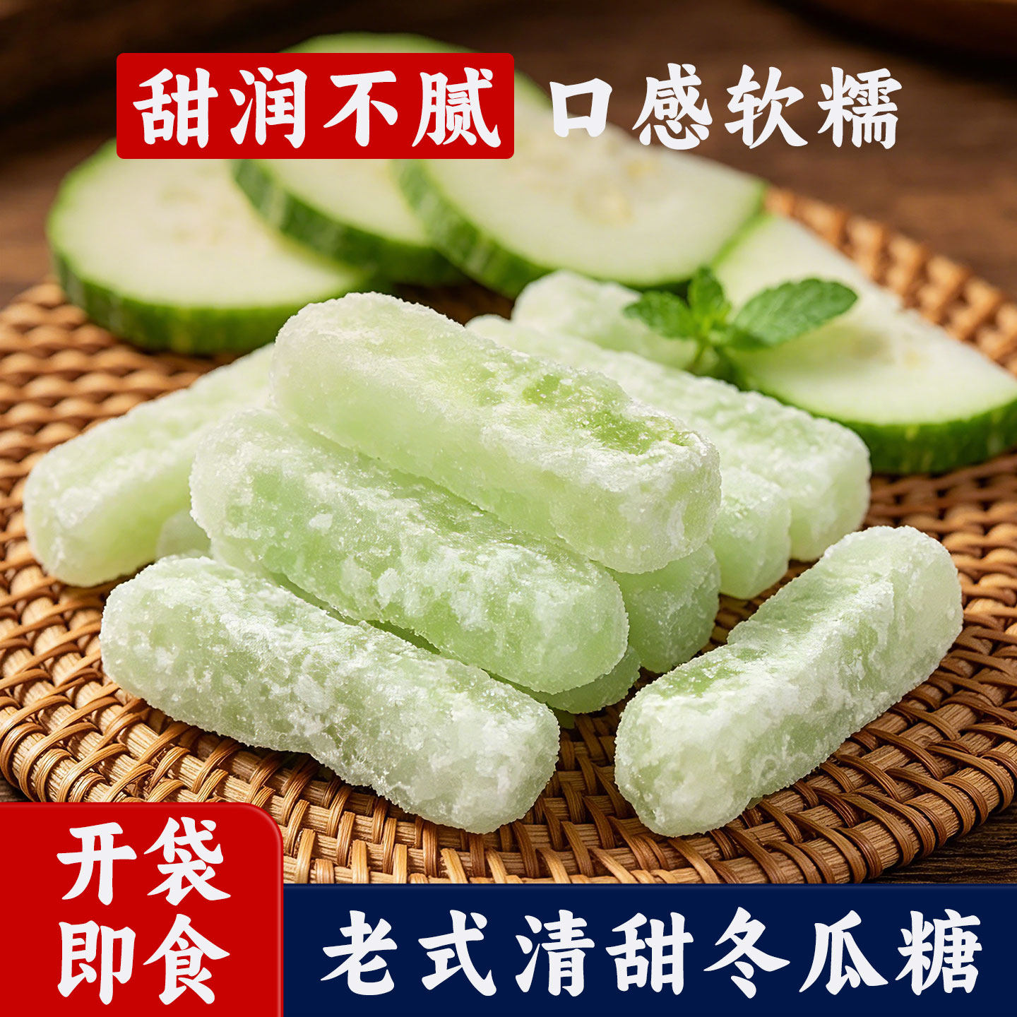 老式冬瓜糖条糖丁健康儿童孕妇2026新款网红爆款休闲小吃零食品