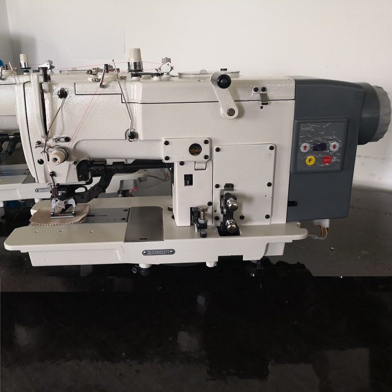 羊毛衫平头锁眼机 781D扣眼一体机 千业钮门车 毛衣平眼机