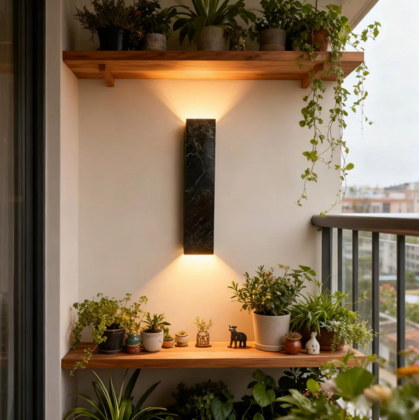 设计师款大理石壁灯轻奢意式极简现代轻奢别墅售楼处酒店背景墙灯