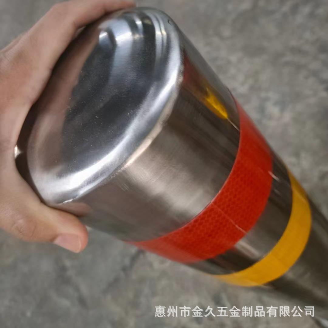 加厚不锈钢止车桩停车场挡车桩学校防冲撞反光警示柱定制