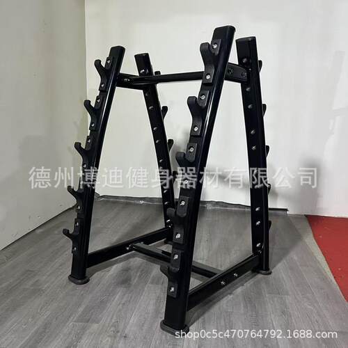 工厂纳直营杆高端杠铃收架圆管杠铃架固定杠奥铃杆收纳杆架BD-600