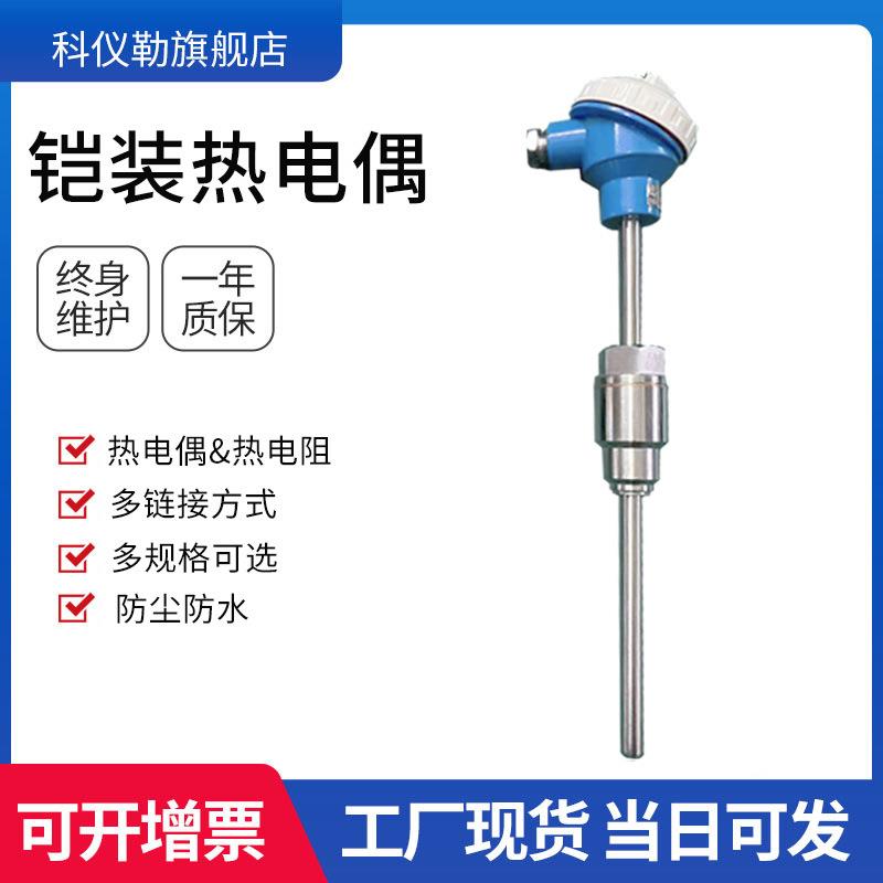 K型热电偶PT100温度传感器热电阻B型S型R型耐高温智能防爆测温