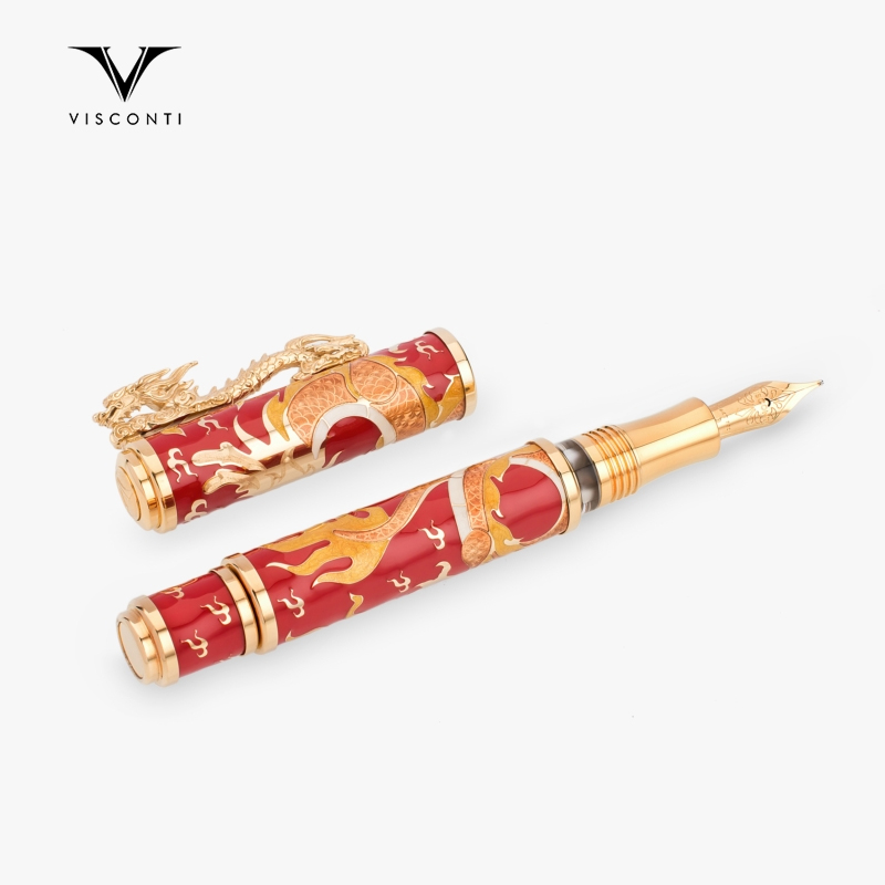 Visconti/维斯康帝龙年限量版钢笔签字笔男士女士高端高档送礼礼盒套装墨水笔YEAR OF THE DRAGON