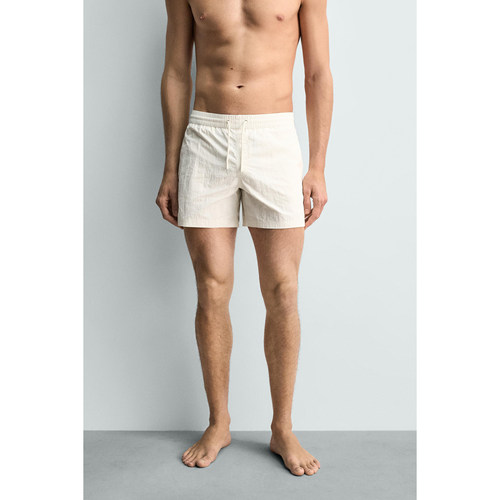 柜259！ZA 2026 春夏新品 男装 基本款中长泳裤 8574403 712