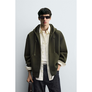 新品 秋季 男装 宽松空气层重磅锁温连帽卫衣 529 1437360 2025