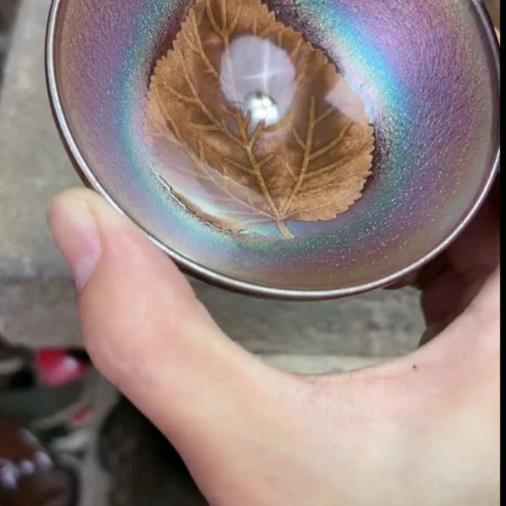 七贤木叶茶盏茶杯