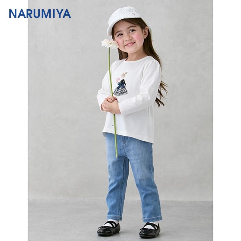 petitmain男女童有机棉牛仔长裤
