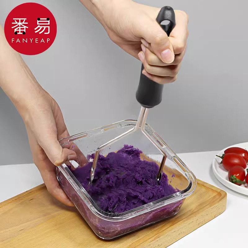 压泥器A1pq808-土豆紫薯番薯水果捣碎不锈钢家用厨房辅食创意小工