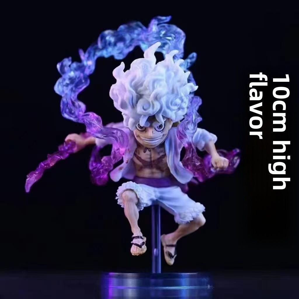 海贼王Q版五速闪电妮卡路飞白香蕉水果觉醒动画人物模型