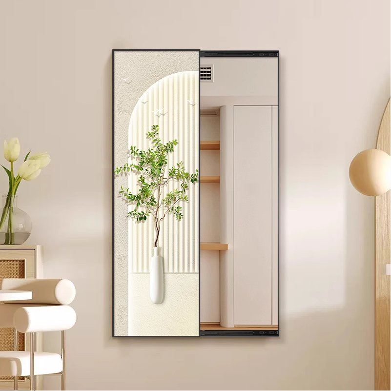 暗藏式可推拉全身镜隐形穿