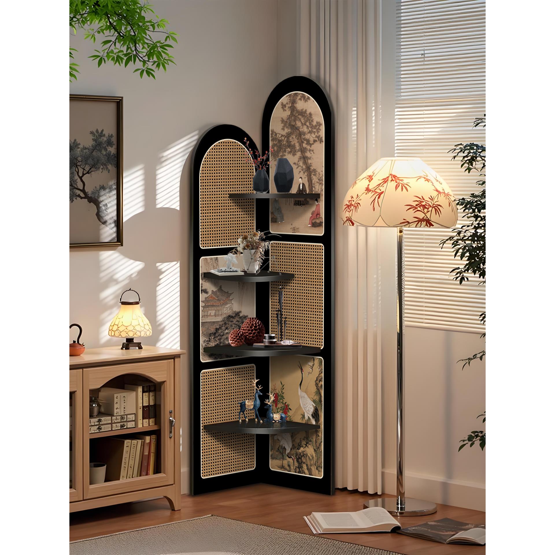 宋代美学转角柜子客厅收纳