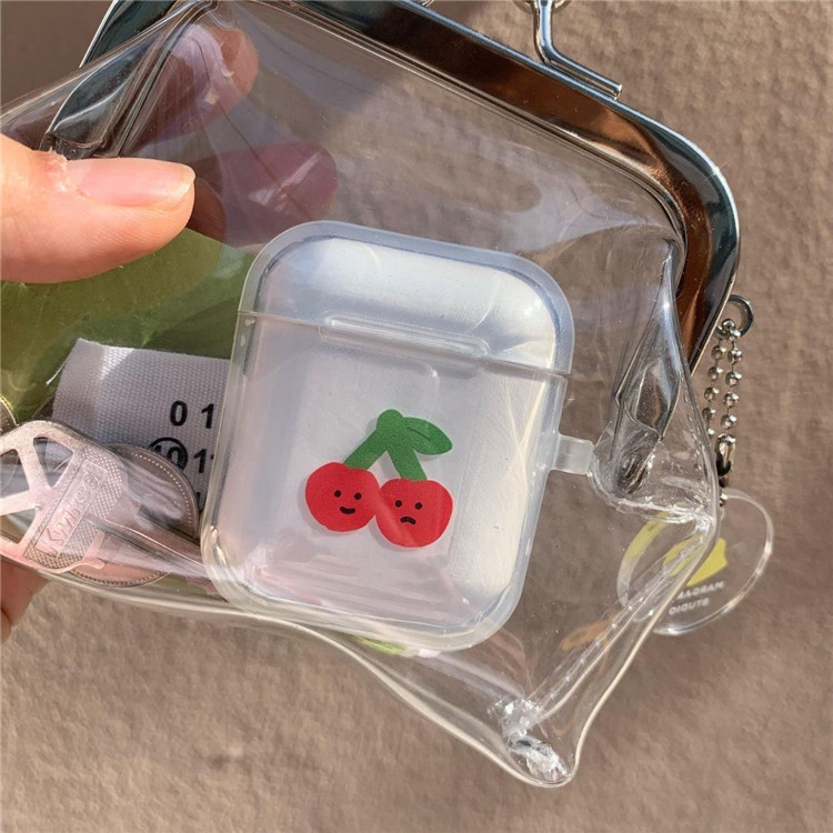 ins风透明简约铁口夹子包pvc零钱包小物收纳包口红包耳机包硬币包