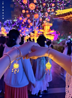 点亮南昌的夜晚！滕王阁手镯古风发光宫灯手环景点文创旅游周边