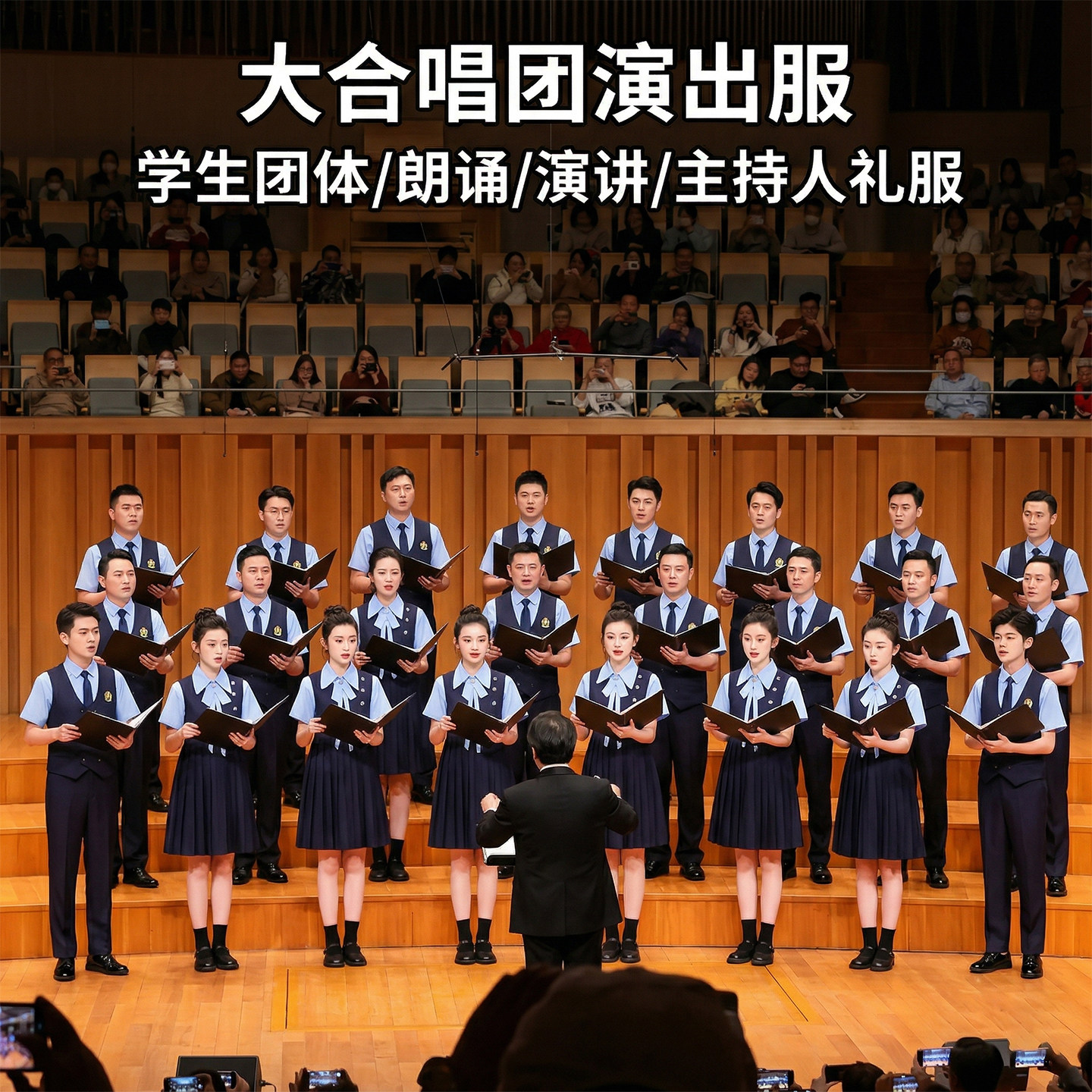 国庆儿童合唱朗诵演讲比赛演出服