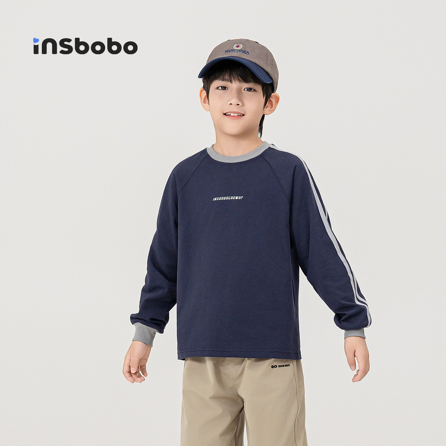 INSbobo儿童T恤休闲T恤