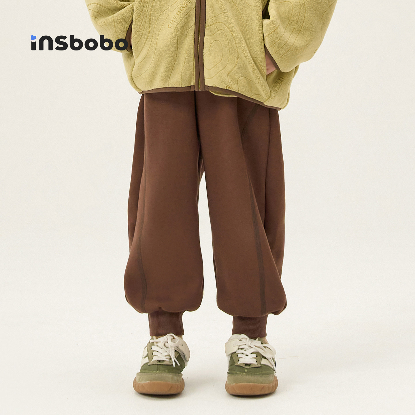 INSbobo儿童裤子休闲束脚裤