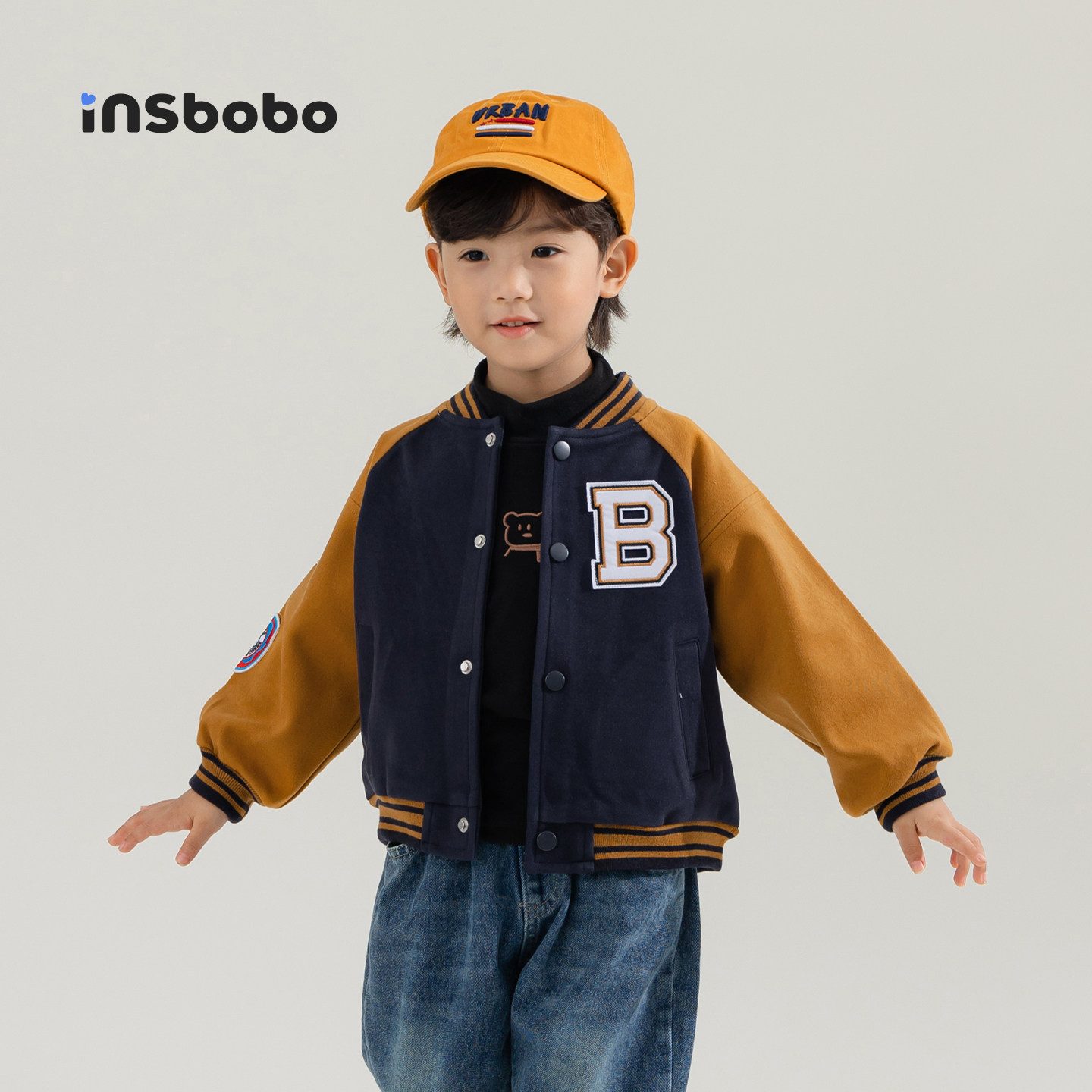 INSbobo童装男童夹棉外套儿童棒球服冬季新款男孩棉服加厚棉衣冬,童装/婴儿装/亲子装,普通外套,淘宝优惠券,粉丝福利购,淘宝优惠卷